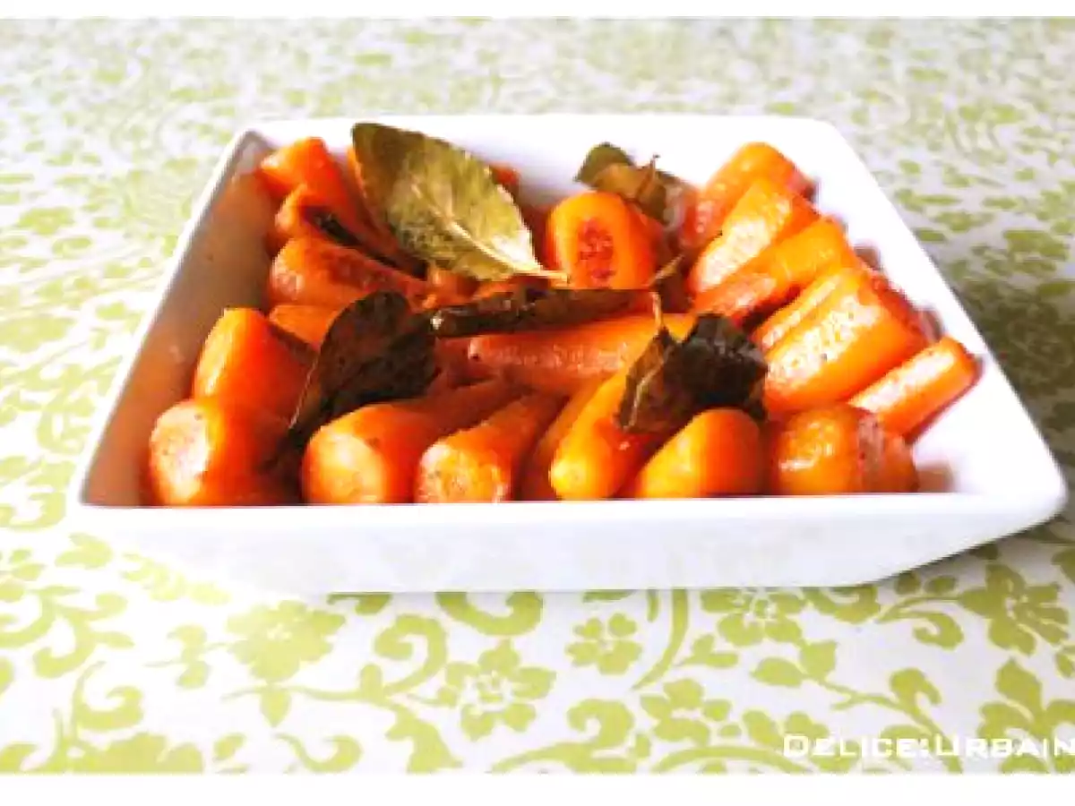 CAROTTES FONDANTES ET CARAMÉLISÉES de Jamie Olivier