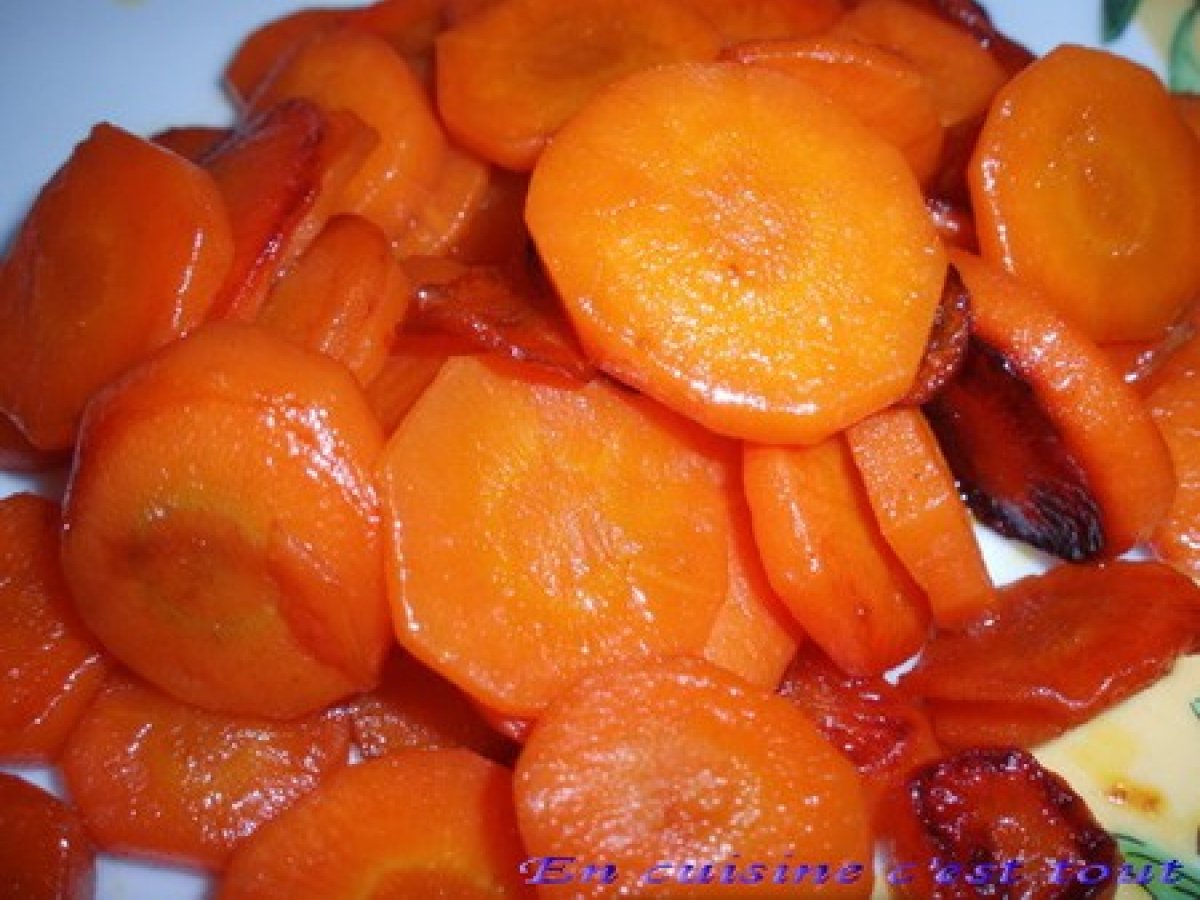 Recette de carottes glacées au miel et épices