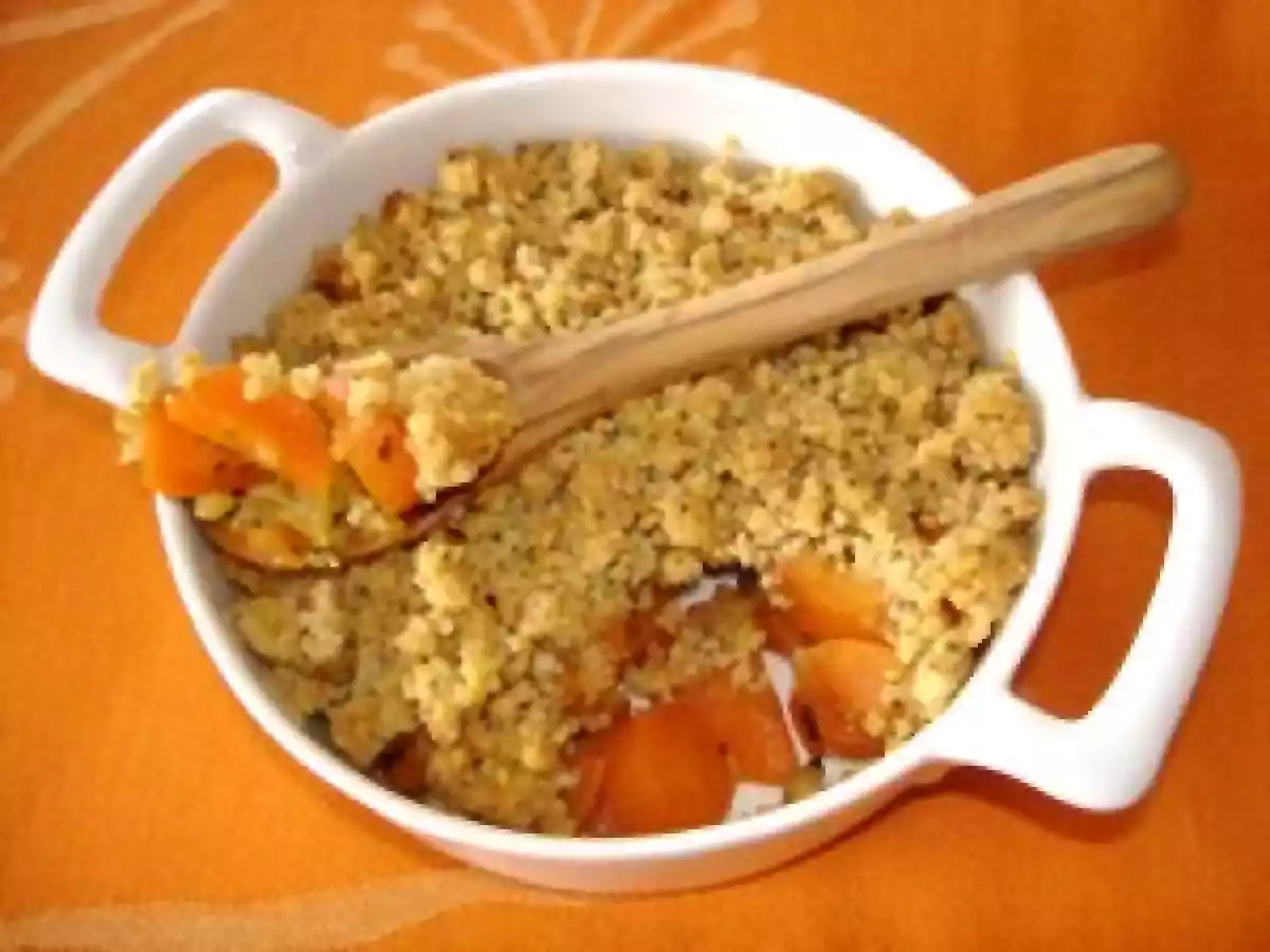 Carottes parfumées à la coriandre et son crumble cumin-sésame-pavot