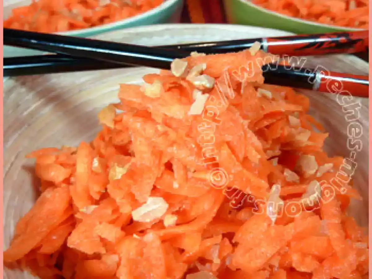 Carottes râpées à la vietnamienne