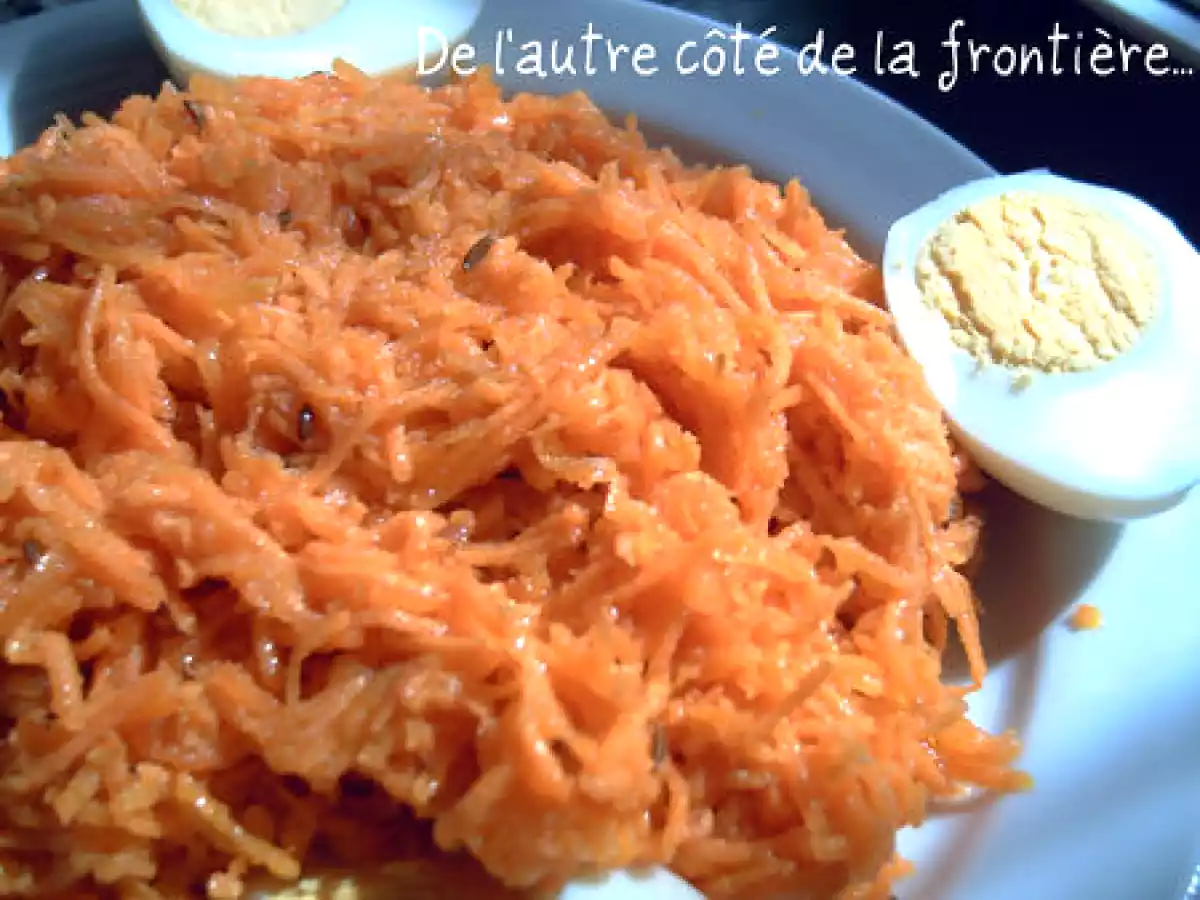 CAROTTES RÂPÉES AU CUMIN