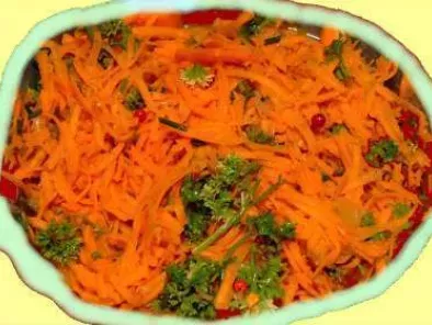 carottes râpées diététiques et 100% végétales
