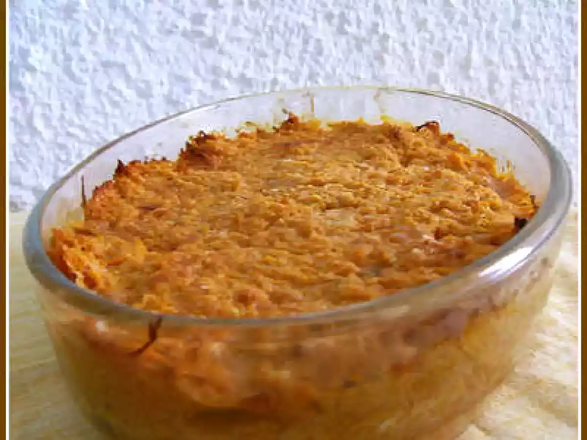 Carottes râpées gratinées au parmesan