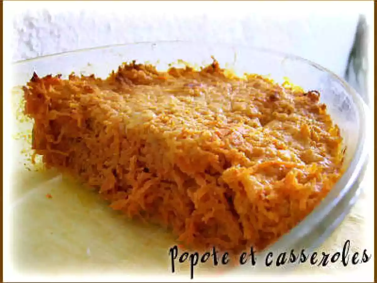 Carottes râpées gratinées au parmesan - photo 2