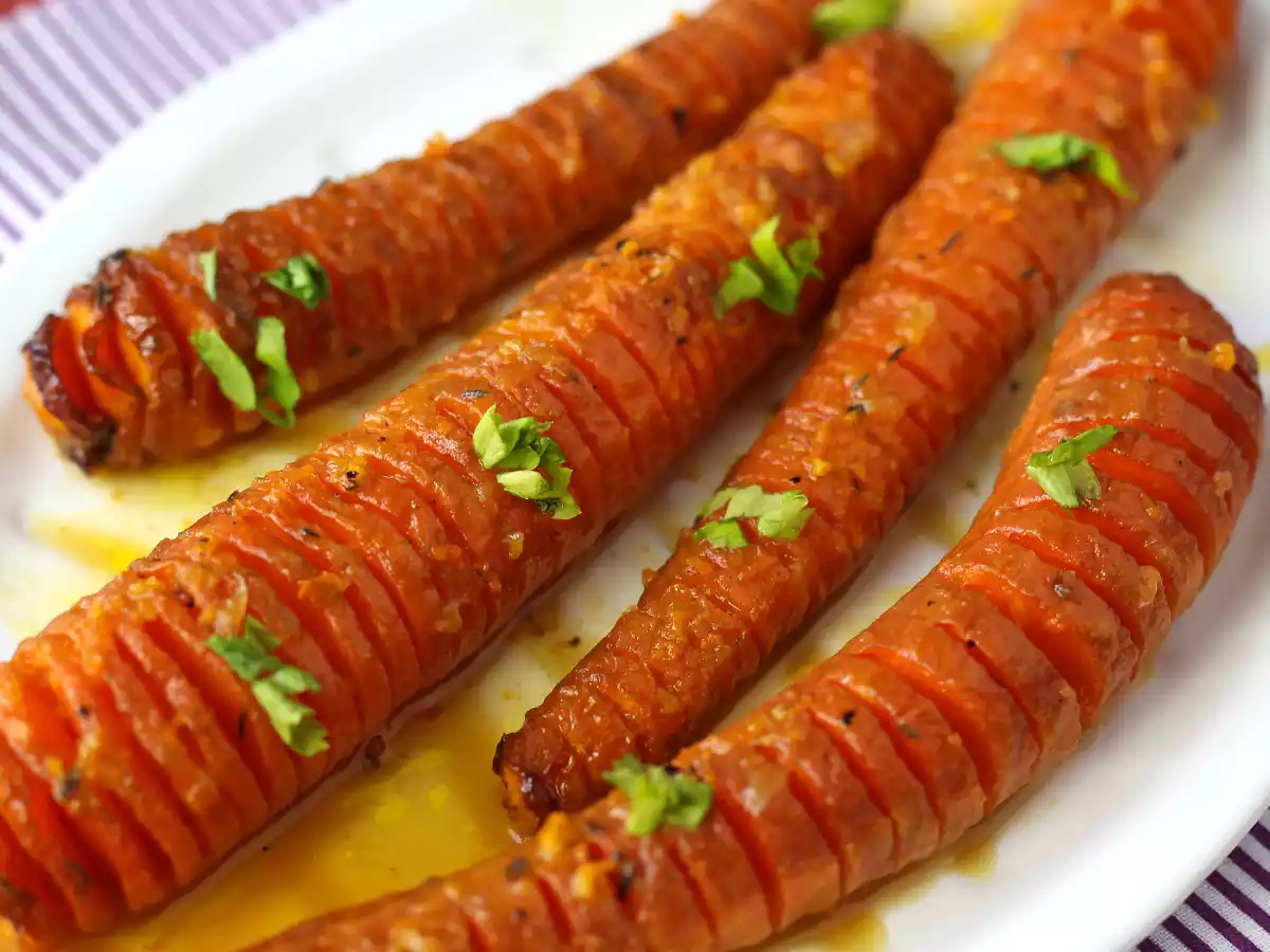 Carottes rôties au miel et à la clémentine - photo 2