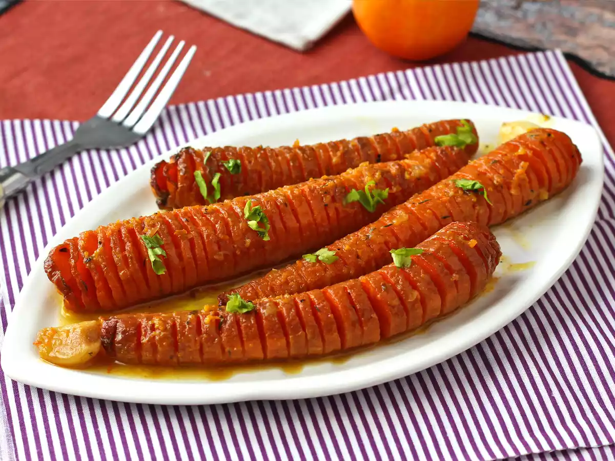 Carottes rôties au miel et à la clémentine - photo 3