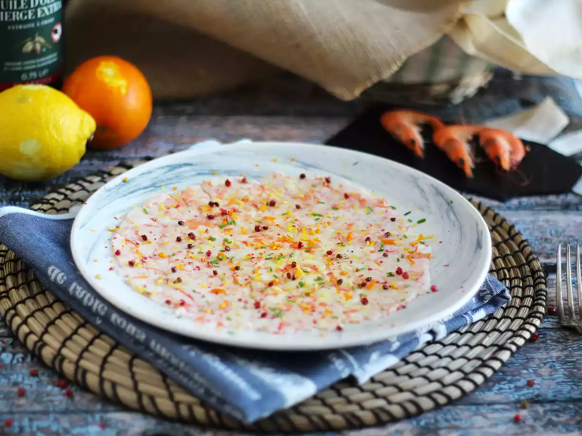 Carpaccio de crevettes : l'entrée fraîche et colorée par excellence - photo 4