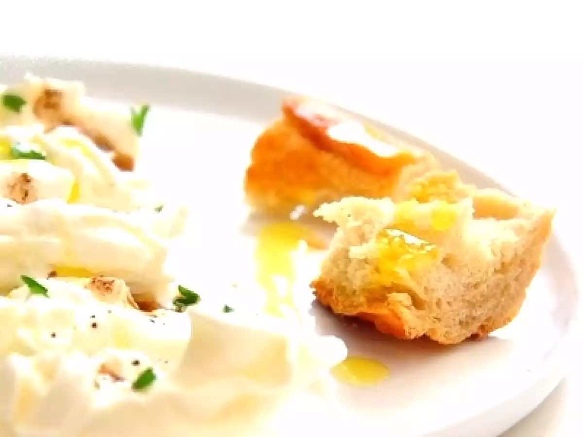 Carpaccio de mozzarella burrata