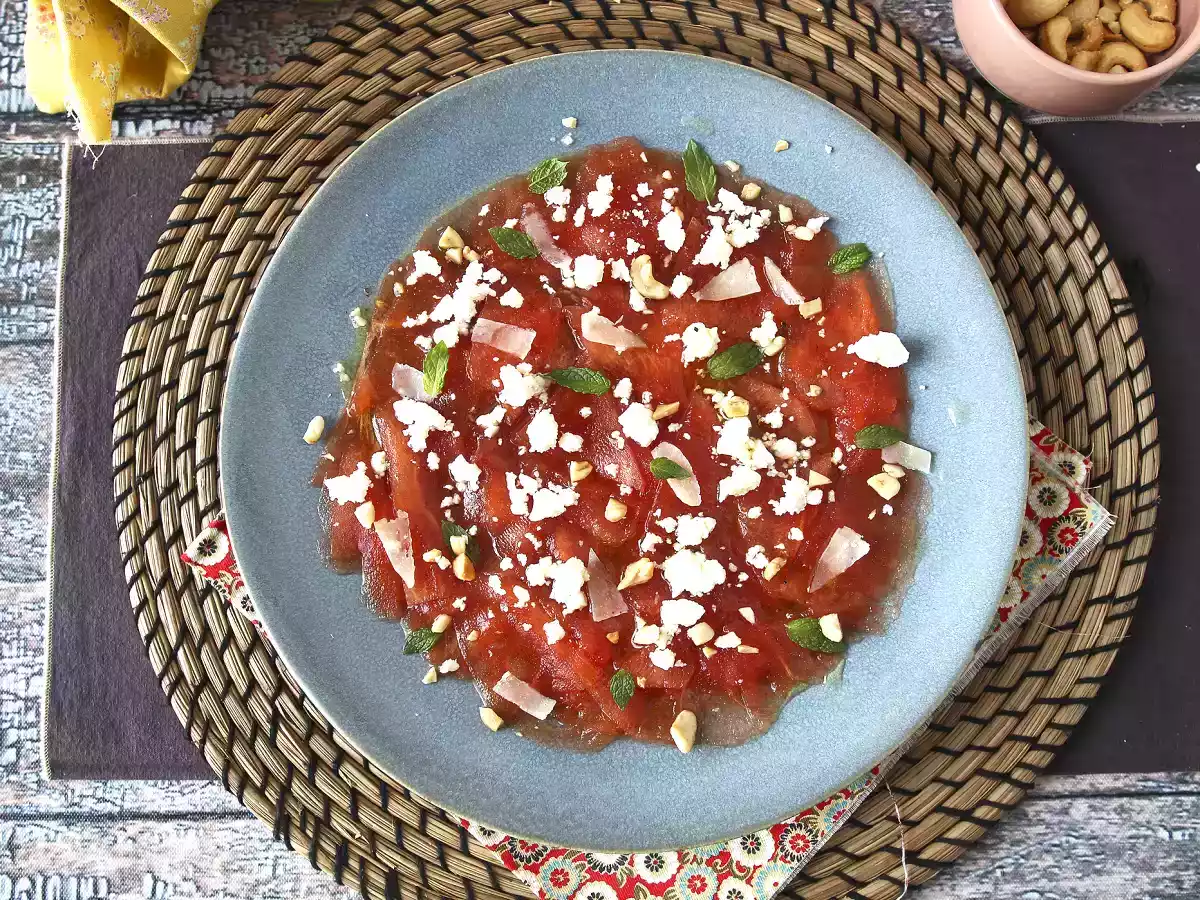 Carpaccio de pastèque: l'entrée rafraîchissante de l'été - photo 2
