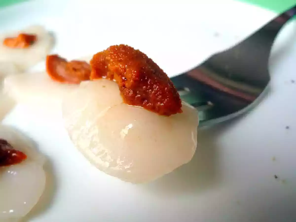 Carpaccio de Saint Jacques aux oursins