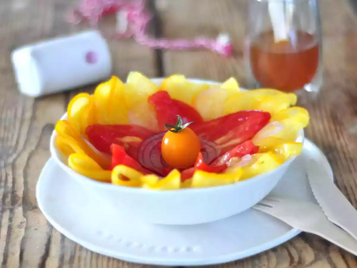 Carpaccio de tomates & vinaigre de mangue - photo 2