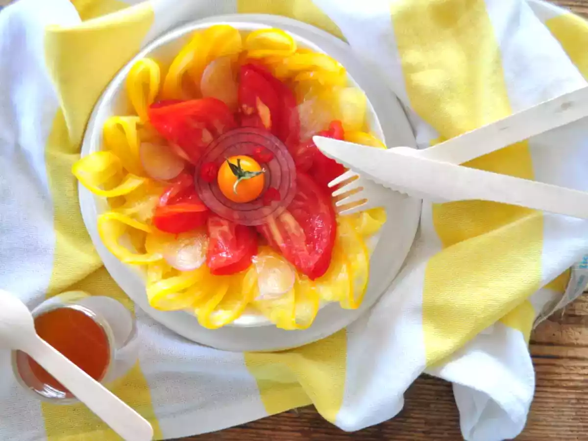 Carpaccio de tomates & vinaigre de mangue - photo 3