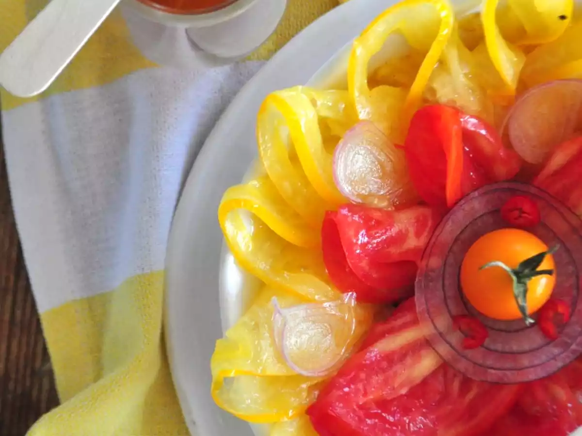 Carpaccio de tomates & vinaigre de mangue - photo 4