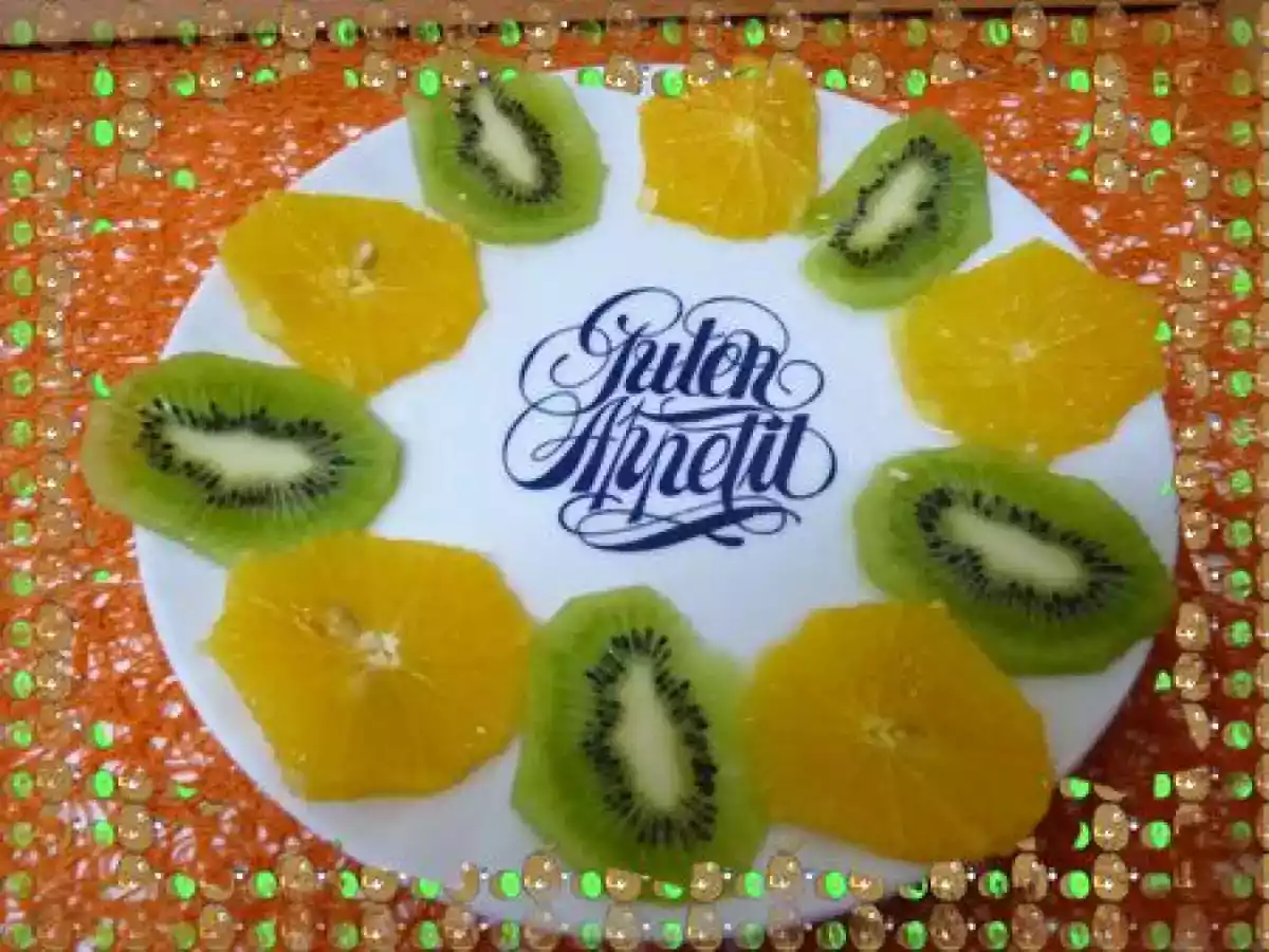 Carpaccio kiwi-orange