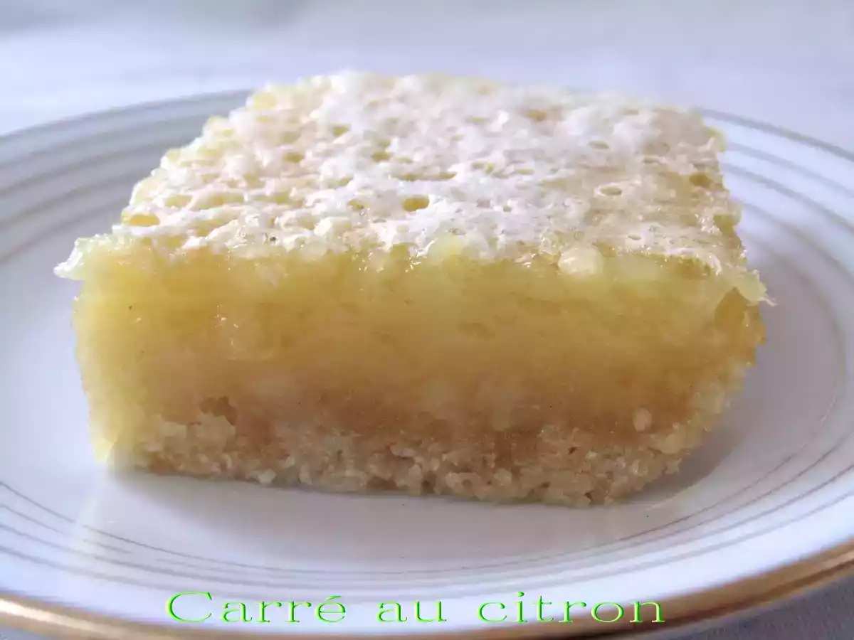Carré au citron