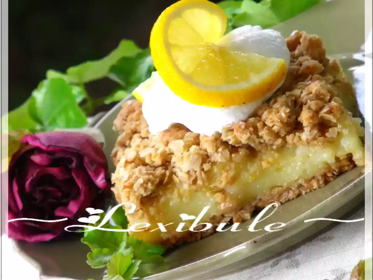 Carré au citron et gruau