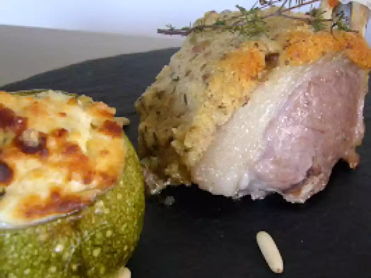 Carré d'agneau irlandais en croute d'herbes