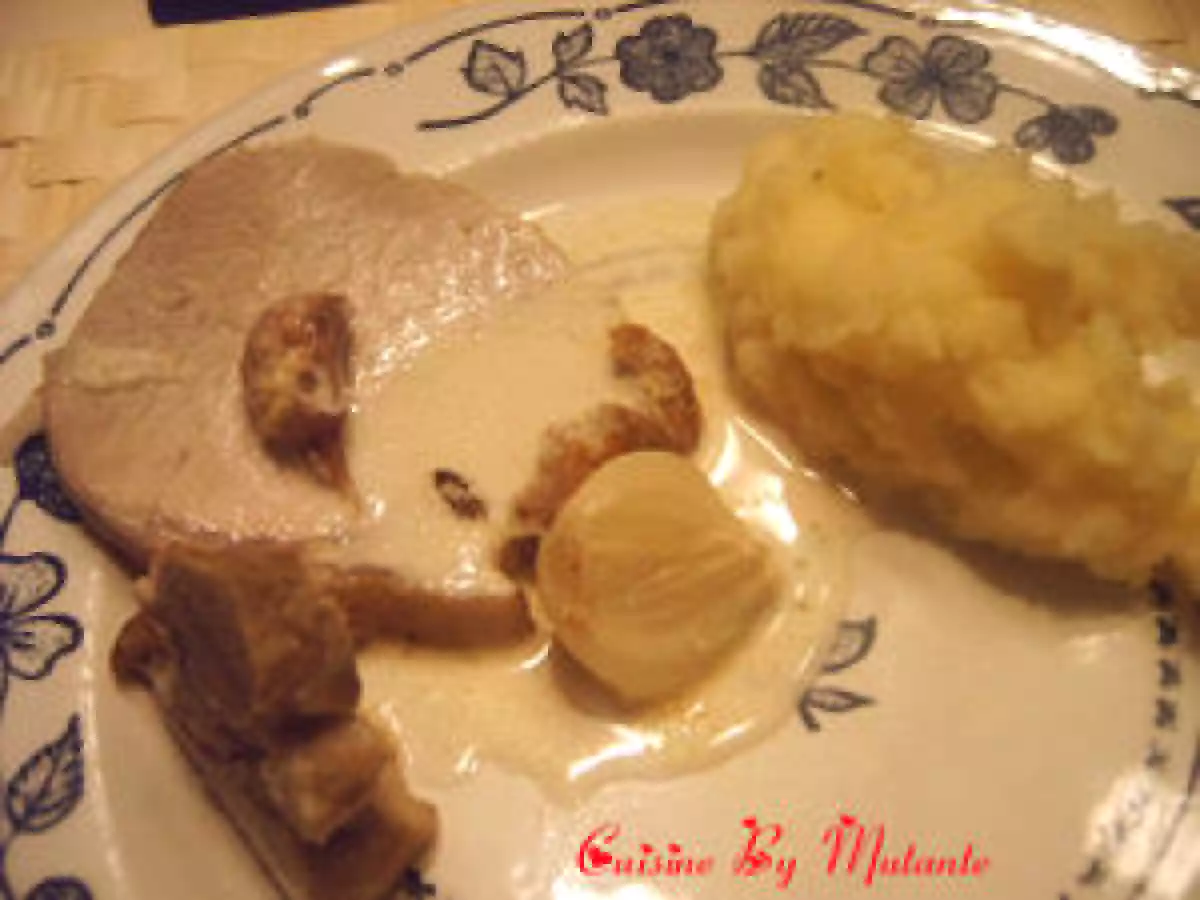 Carré de porc au lait et à la sauge