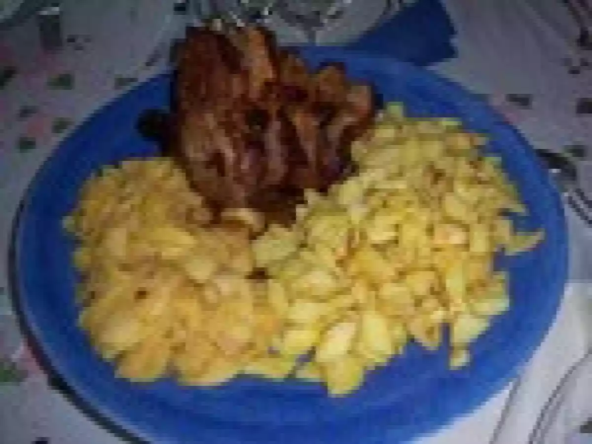 CARRE DE PORC AU MIEL ET AU DEUX POMMES - photo 2