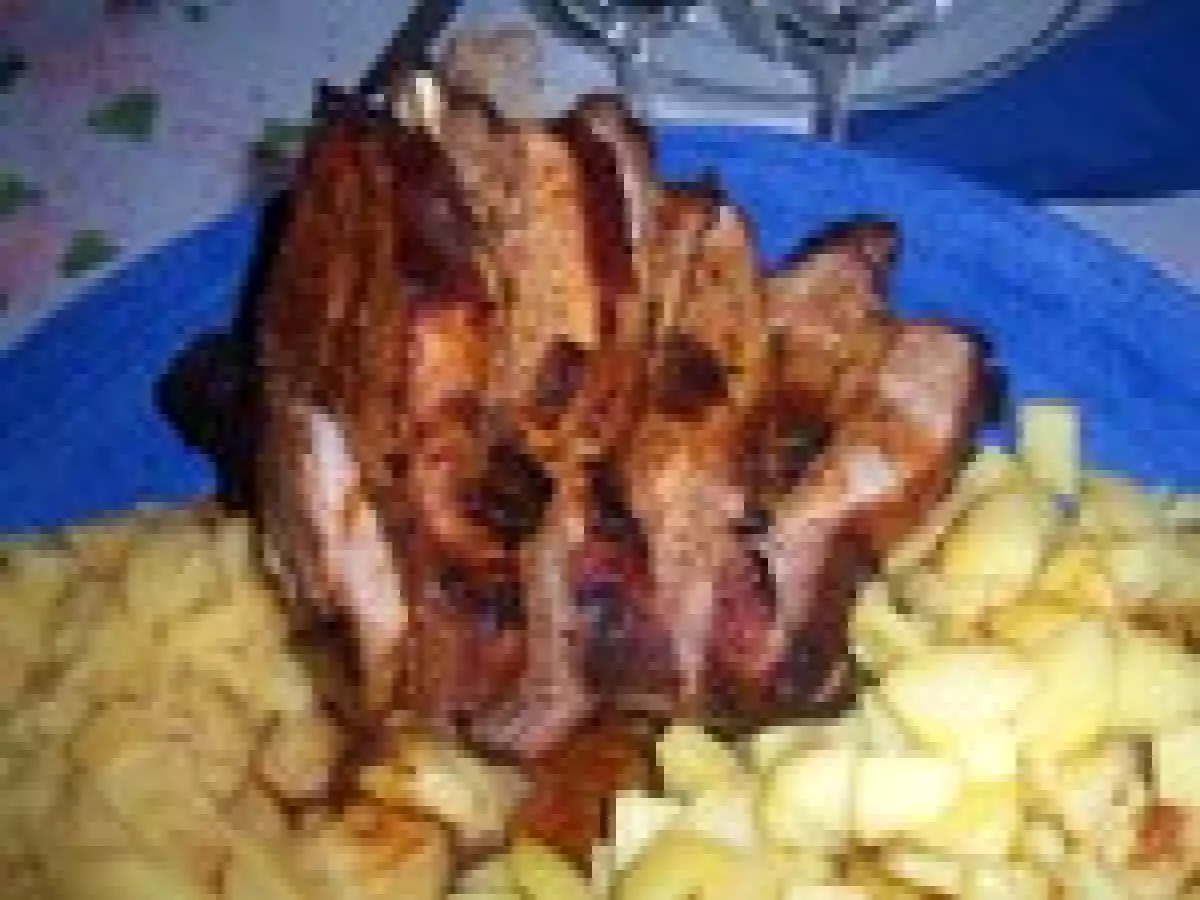 CARRE DE PORC AU MIEL ET AU DEUX POMMES - photo 3