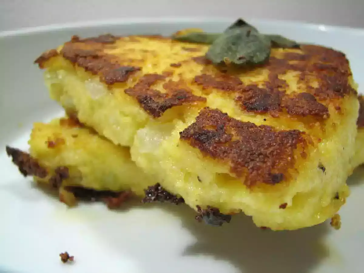 Carré de porc au vin blanc accompagné de Polenta façon Risotto au lait de sauge ... - photo 2