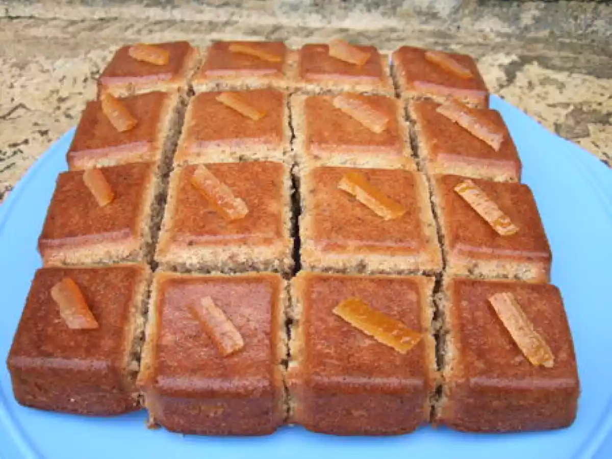 Carrés à l'orange au miel et aux noix - photo 2