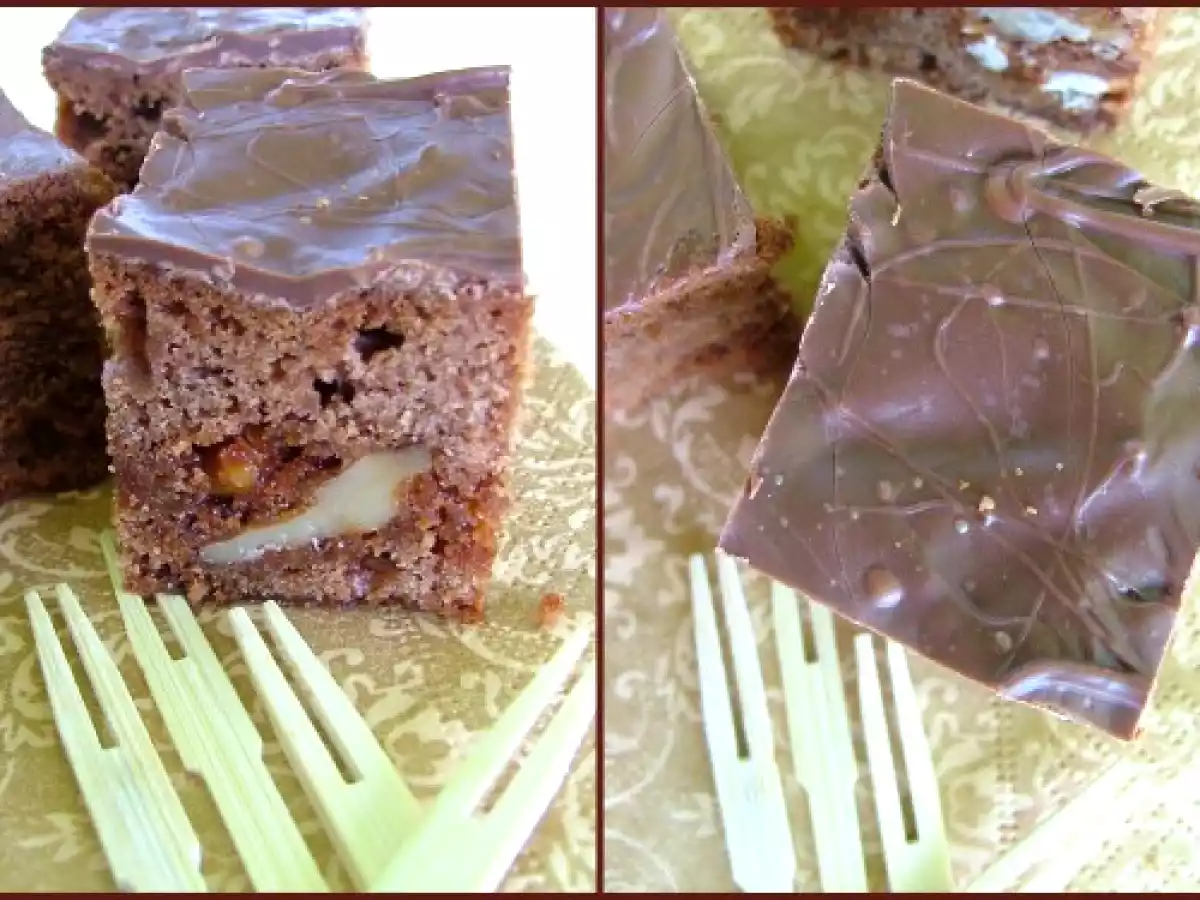 Carrés au chocolat, au praliné & aux noisettes - photo 2