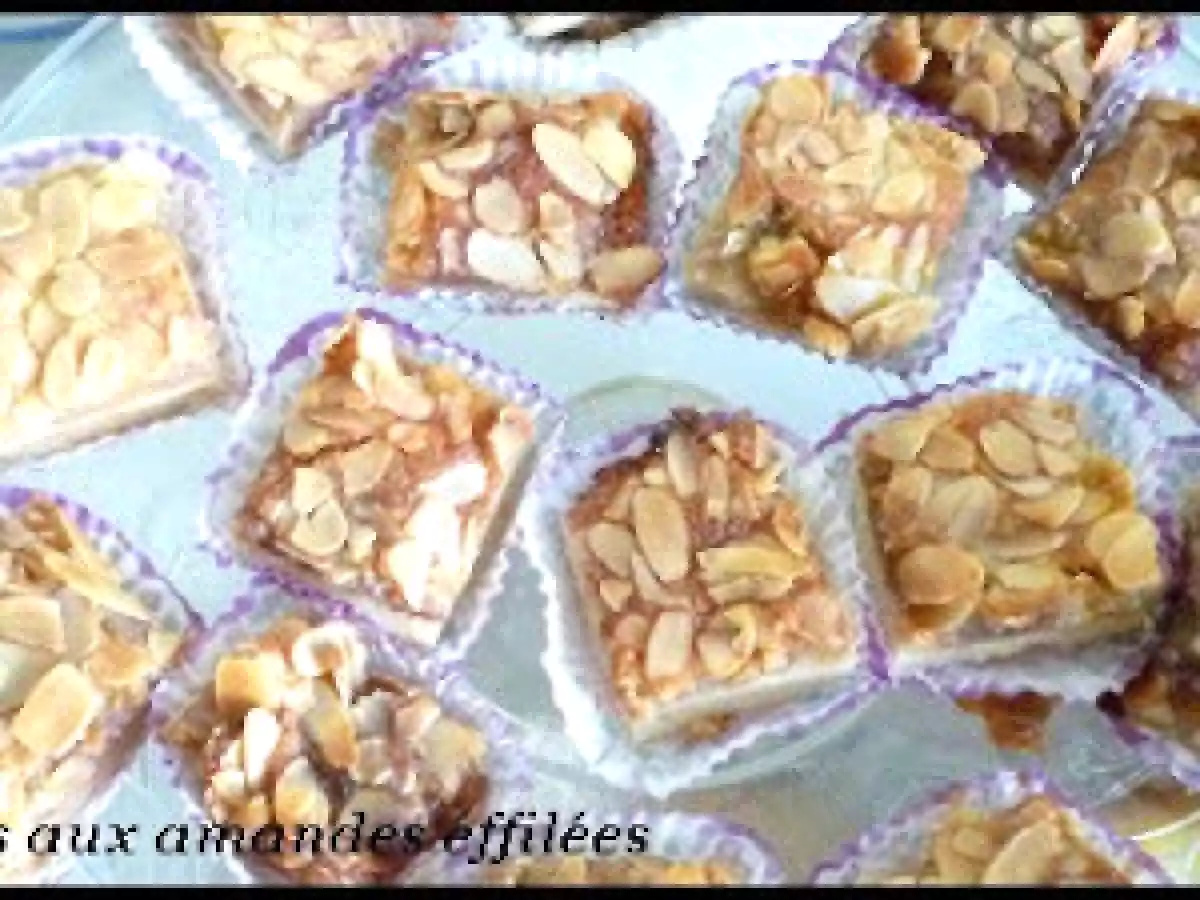 CARRES AUX AMANDES EFFILEES