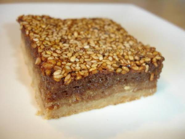 CARRES AUX AMANDES ET AU MIEL