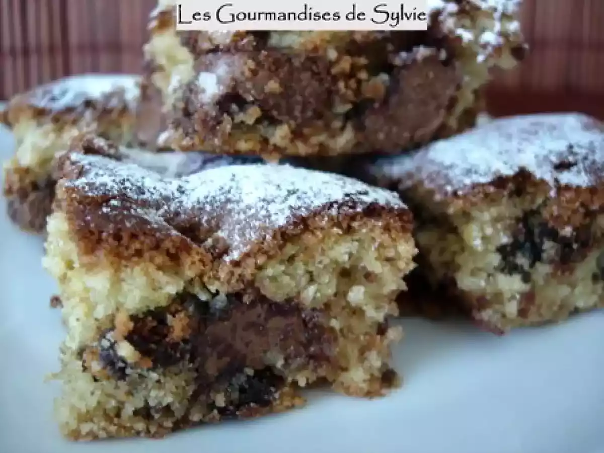 Carrés aux Amandes, Pralinoise et Raisins secs