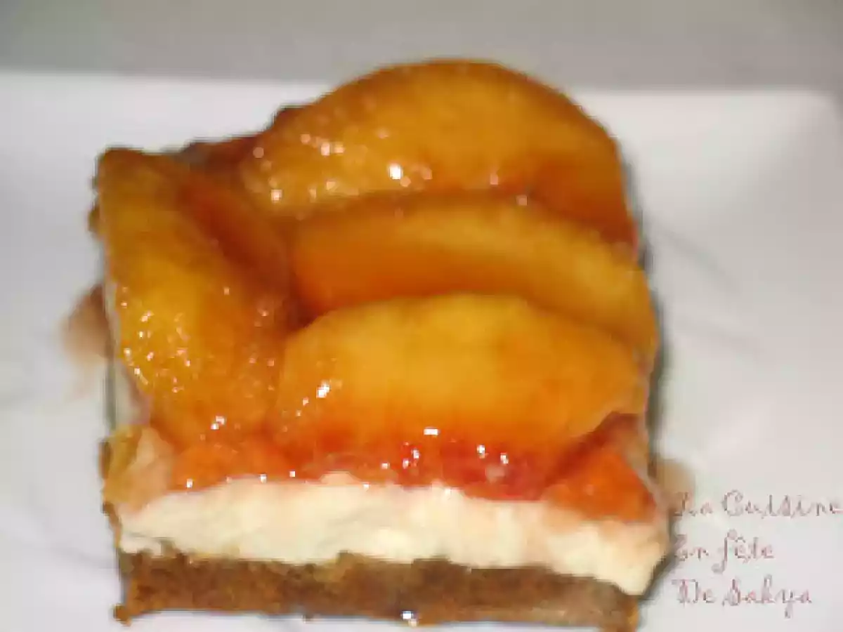 Carrés aux Pêches et au Mascarpone - photo 2