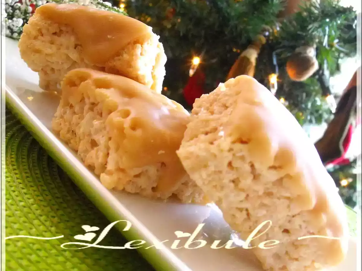 Carrés croustillants à l'érable