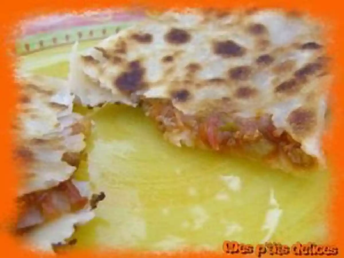 Carrés de pâte farcis(mahjouba) - photo 2