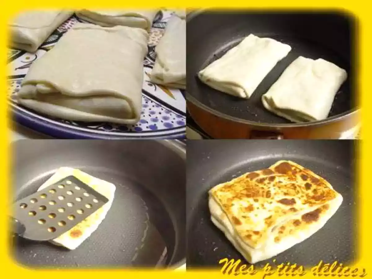 Carrés de pâte farcis(mahjouba) - photo 6