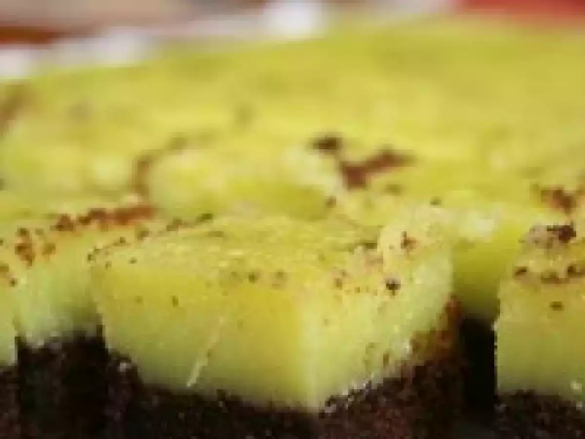 Carrés duo au chocolat-poivre long et citron kéfir