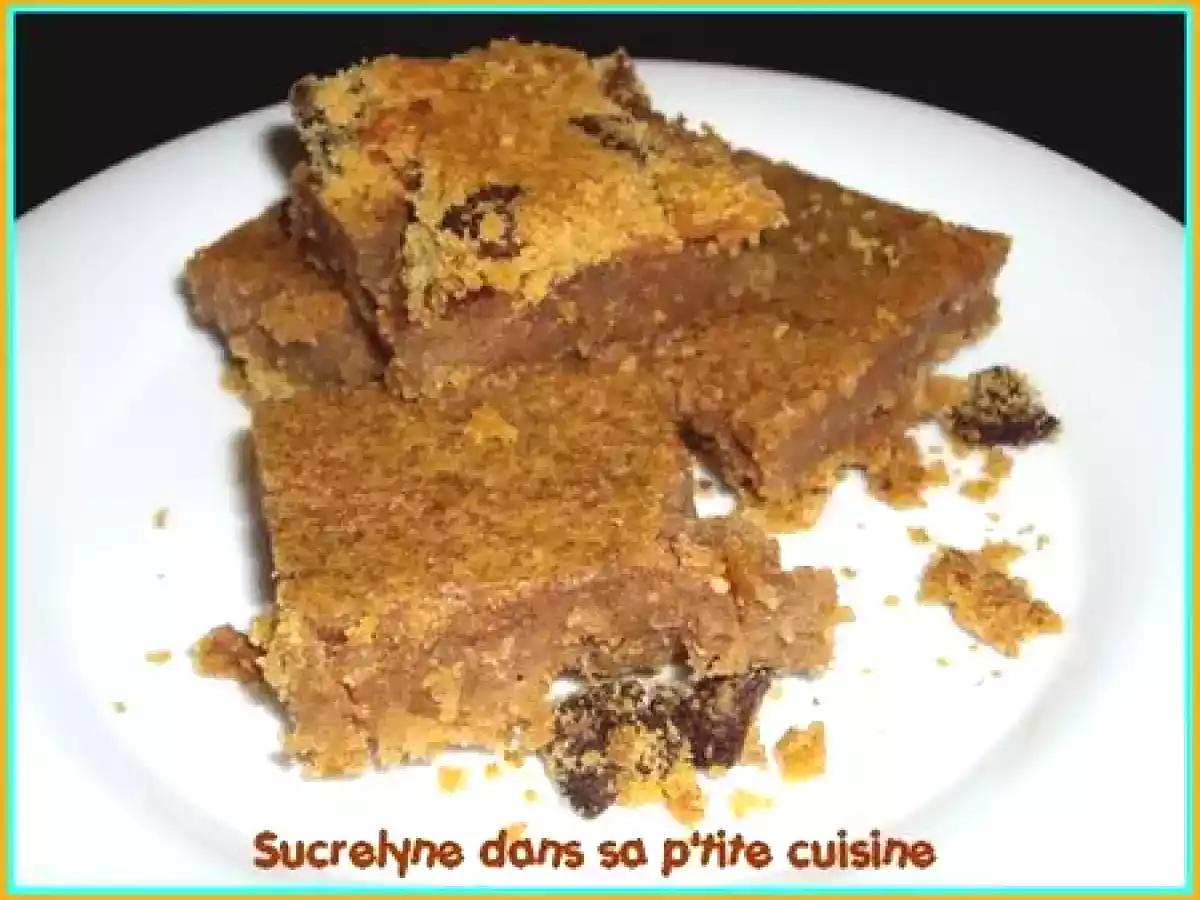 Carrés fondants aux marrons... croustillants!