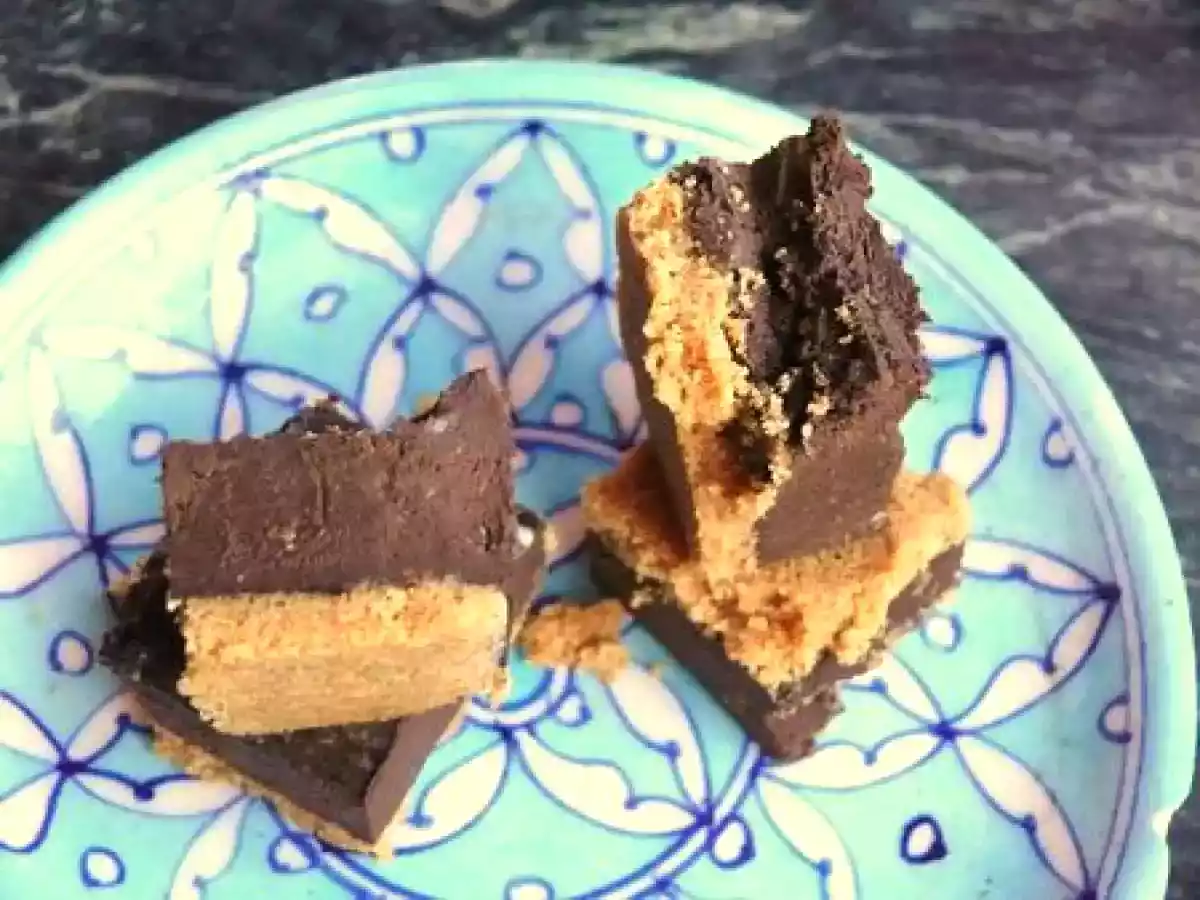 Carrés Ganache chocolat noir- lait de coco- Pâte de cajou.... - photo 4