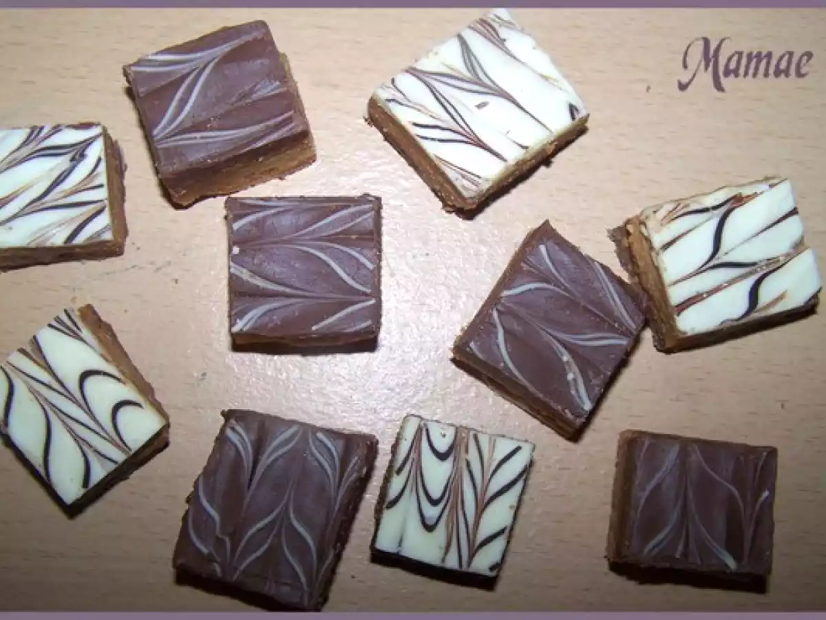 CARRES MAROCAINS AUX NOIX ET AU CHOCOLAT - photo 2