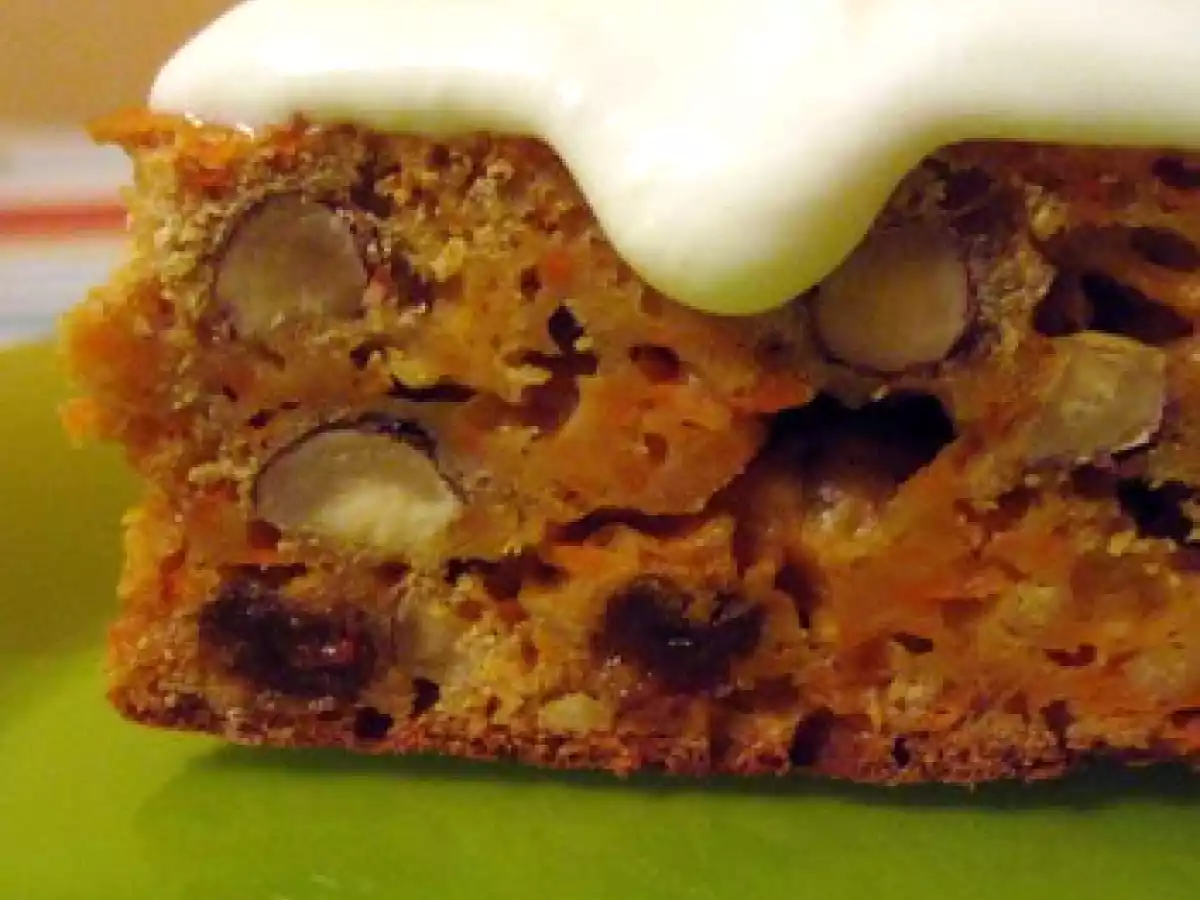 Carrot cake version santé.