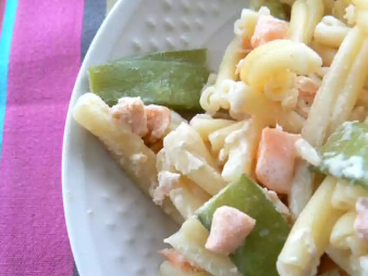 Casareccia au saumon et à la sauce Mercotte