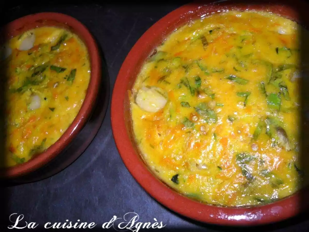 cassolettes de crevettes et noix de pétoncles aux légumes et au curcuma - photo 3