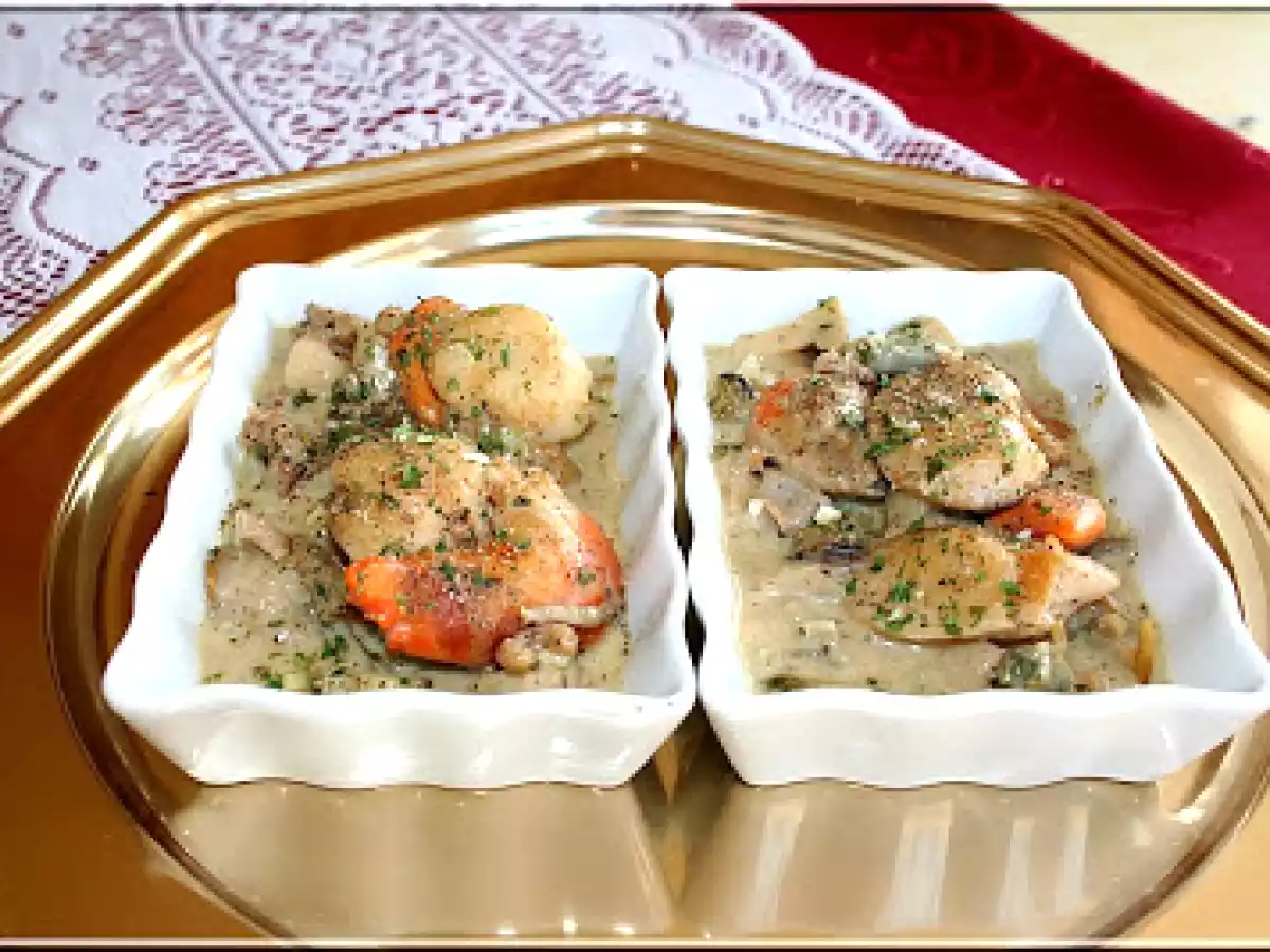 CASSOLLETTE DE COQUILLES SAINT-JACQUES