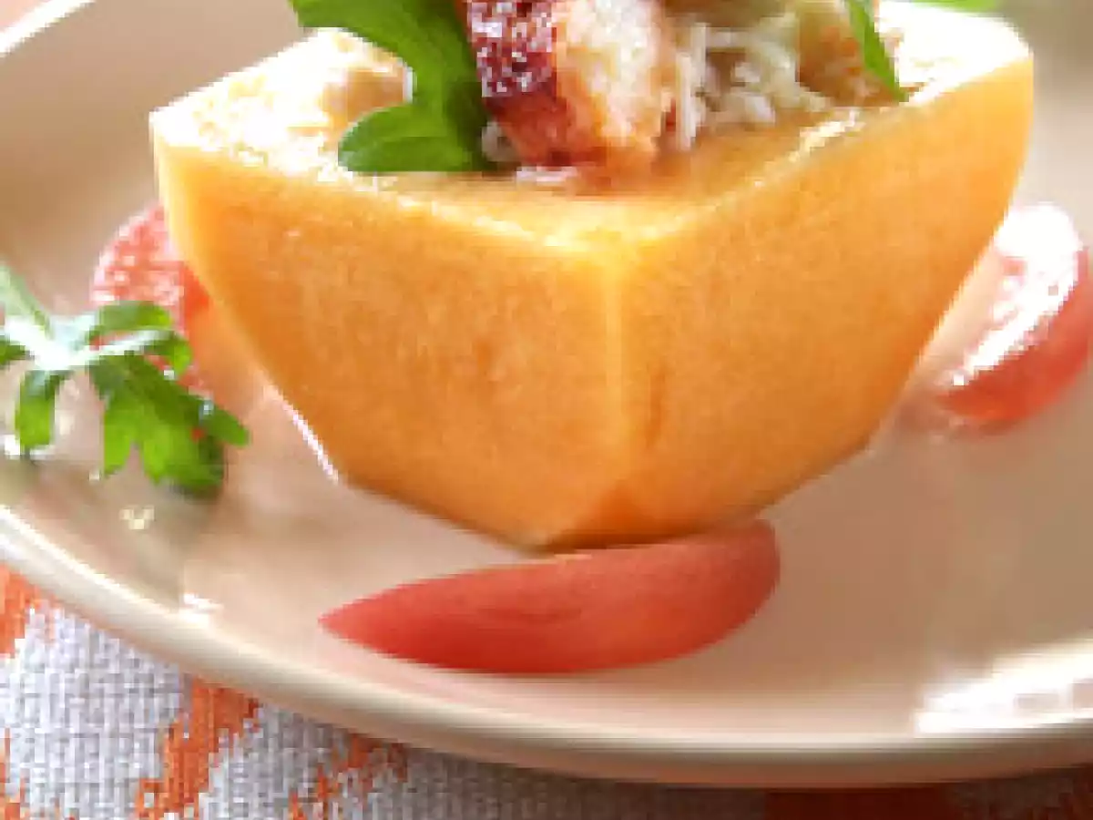 Cavaillon farci au crabe