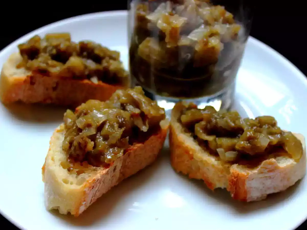 Caviar d'Aubergine à l'Asiatique