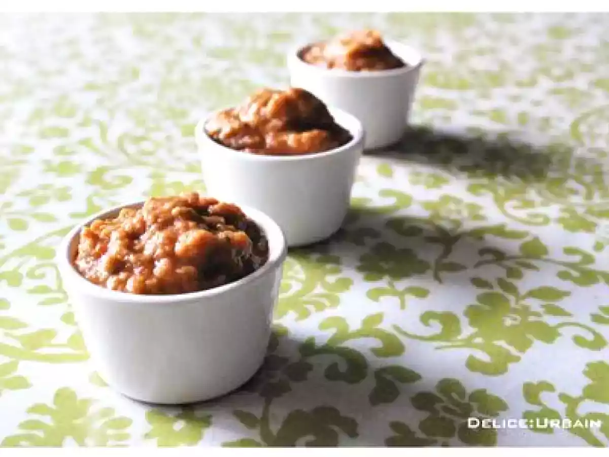 CAVIAR D'AUBERGINE ET DE POIVRON GRILLÉS