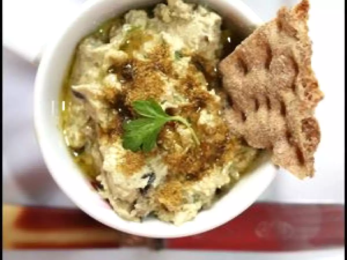 Caviar d'aubergine et tartinade de betteraves épicée