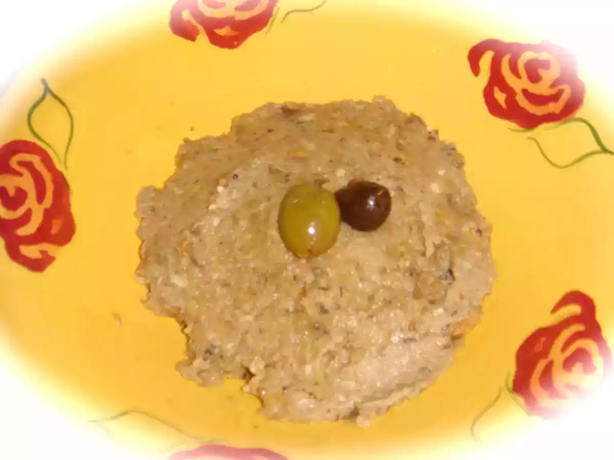 Caviar d'aubergines aux sardines