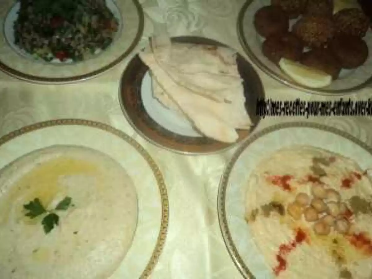 Caviar d'aubergines où mtabal où baba ghanoush (libano-syrien) - photo 2