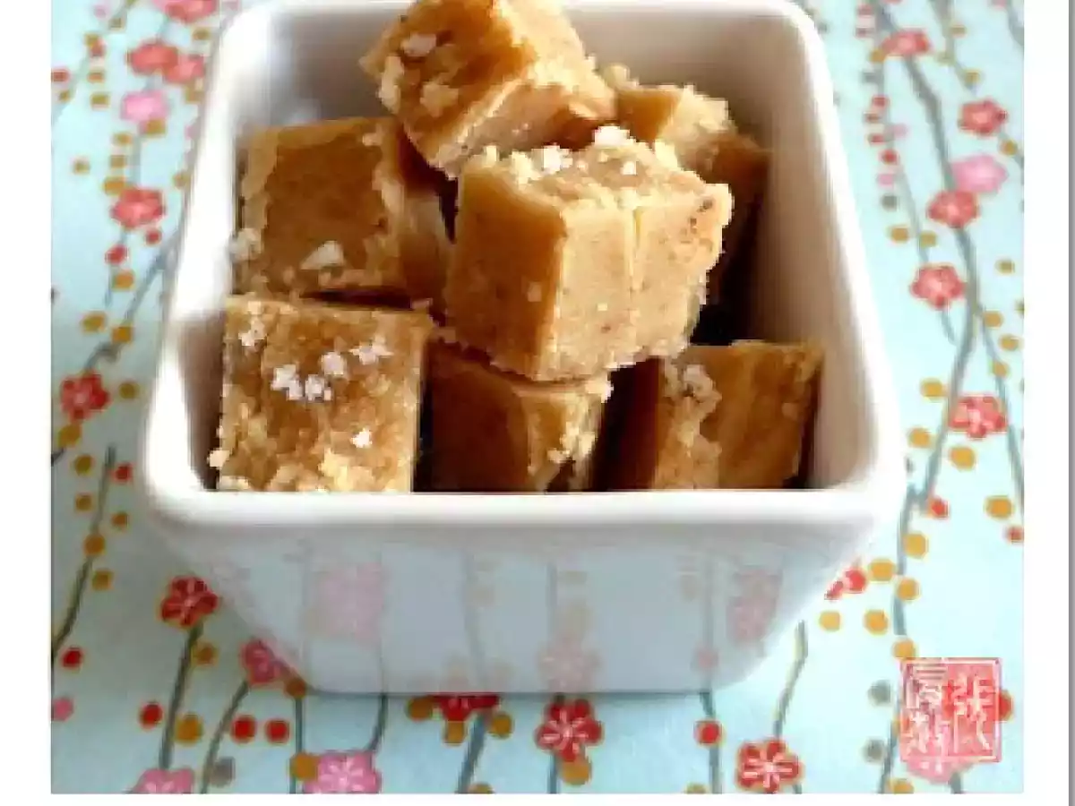 Ce qu'on dit, et ce qu'on fait (fudge au sucre blond de canne)