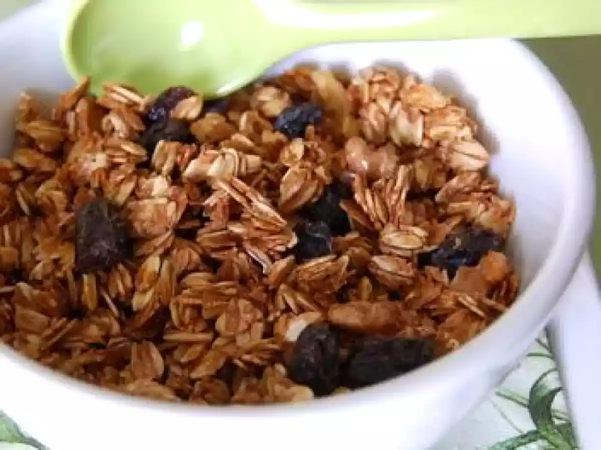 Céréales granola pour un petit déjeuner santé